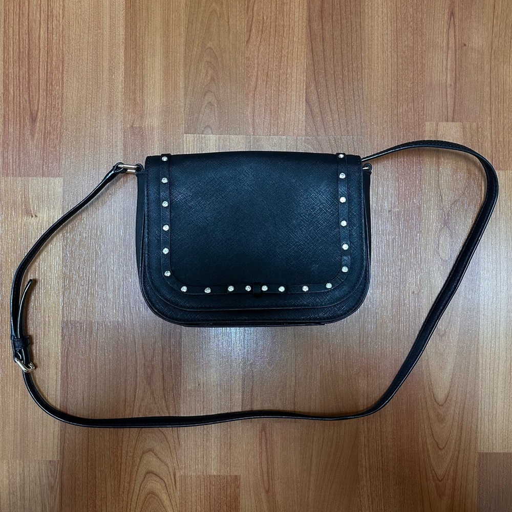 Kate Spade Black Cross-Over Purse